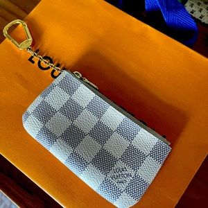 Louis Vuitton Damier Azur Key Pouch Wallet FINAL REDUCTION!